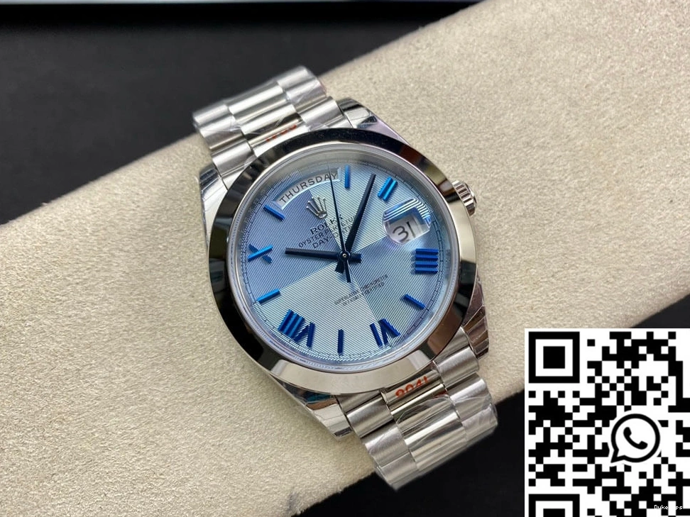 Date Dial EW Factory Day Blue Rolex M228206-0001 0712